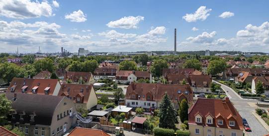 Leuna - Blick über die Gartenstadt leuna blick zum standort ber gartenstadt egbert schmidt 2024